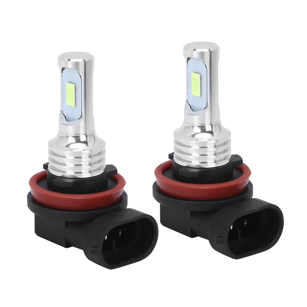 2Pcs H8/H11 80W 8000K LED Fog Light Bulb Lamp Ice Blue12-24V Universal↑