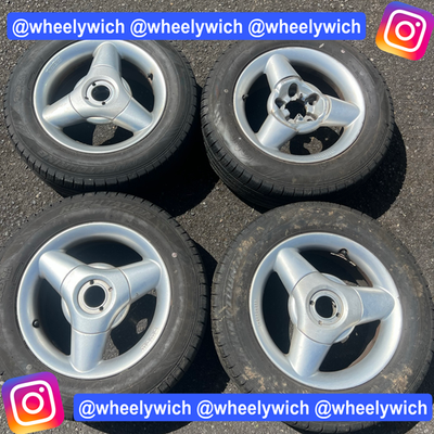 5x120 MOMO Italia Project 3 Trispoke Wheels Rims Rare Vintage JDM