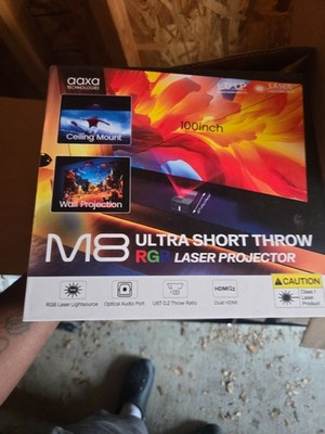 AAXA M8 UST Ultra Short Throw 4K Laser Projector