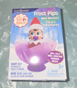 Frost Pips Mini Blooms Elf Baby Girl with Blue Eyes Purple Frost Flower New NIB