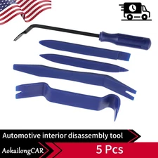 US 5pcs Car Trim Removal Tool Kit Set Door Panel Fastener Auto Dashboard Plastic