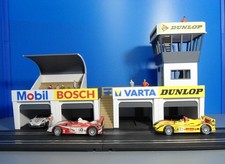 Boxengasse Pitstop 1:43 1:50 für Carrera Hybrid Go Gebäude Dekoration Drift Turm