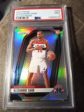 2024 Panini Prizm Alexandre Sarr RC Silver Rookie #264 Wizards PSA 9 MINT Wizard