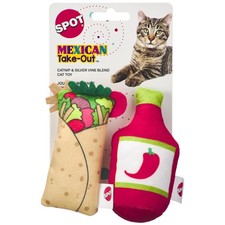 ETHICAL/SPOT Mexican Take-Out Cat Toys 2pk