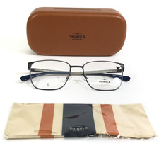 Shinola Eyeglasses Frames SH31000 071 Gray Silver Square Full Rim 54-18-145