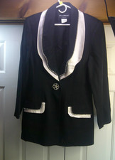 Eva Polini Couture Vintage Suit Jackete Sz. 12 Retro made in usa