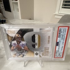 2009 Playoff Nat Treasures Drew Brees Colossal Auto Jersey /5 PSA 9