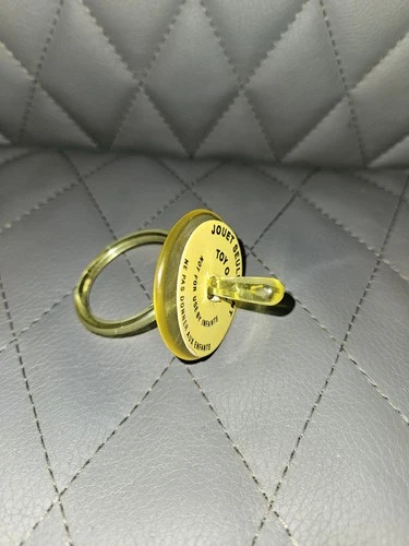 Vtg Cabbage Patch Doll Pacifier Replacement Yellow Plastic Original 80s Toy