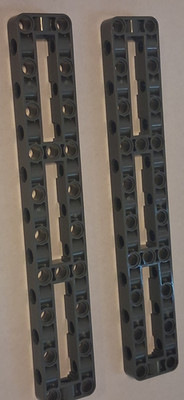 PN Lego X 2 Dark Bluish Gray Technic Modified Liftarm 3 x 19  67491 42146 42175