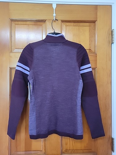 SMARTWOOL INTRAKNIT MERINO TECH 1/4 REISSVERSCHLUSS PULLOVER GRÖSSE XS $ 170 NEU MIT ETIKETT - Bild 3 von 5
