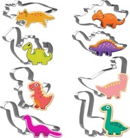 Joyoldelf Dinosaurier Ausstecher Set,PläTzchen Ausstecher, 8 StüCk K