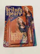 Britney Spears RARE Address Book & Pen Set 2001 Britney Brands! Oops! Era Y2K