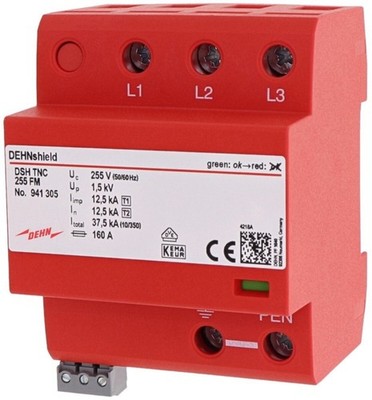 DEHN Kombi-Ableiter DSH TNC 255 FM Energietechnik 941305 Kombi-Ableiter