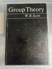 GROUP THEORY - WILLIAM R SCOTT - HARDBACK WIT...