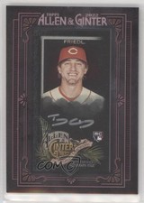 2022 Allen & Ginter X Framed Mini Baseball Black Frame /25 TJ Friedl Auto 0e1b