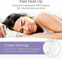 Carmen C81192 Single Heated Under Blanket with Overheat Protection, 40W, 120 x 6