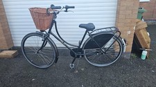 Dutchie Chic 3 Speed Classic Dutch Black Ladies Bike With Front Basket