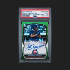2023 Bowman - Chrome Prospect Autographs Moises Ballesteros #CPA-MBS Green /99