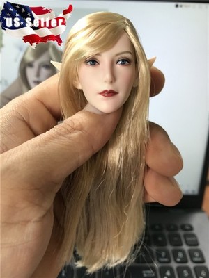 1/6 Fairy Elf Female Head Detachable Ear For 12'' Hot Toys PHICEN TBLeague Figure