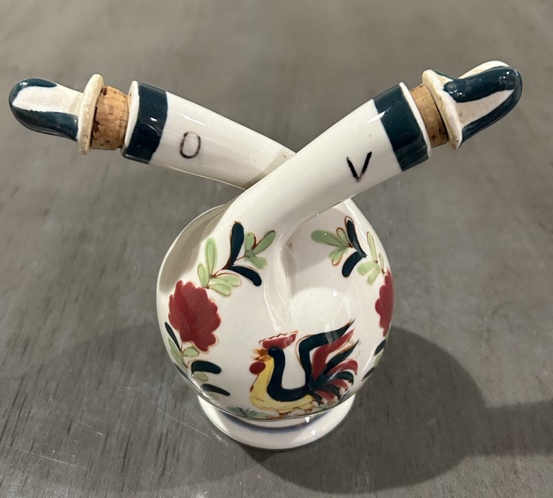 Vintage Japan Ceramic Oil & Vinegar Bottle