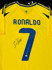 Cristiano Ronaldo Signed Al-Nassr Pro Style Soccer Jersey with COA