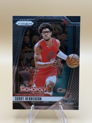 2024-25 Panini Prizm NBA Monopoly #5 Scoot Henderson Portland Trail Blazers Card