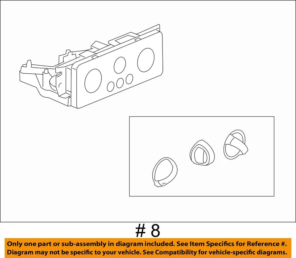 2006-2007 Saturn Ion Ac Heater Climate Control 15208640 Q2Y17 - Image 4 of 4
