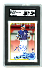 Nick Loftin 2024 Topps #89BA-NIL SGC 9.5 MT+ 10 Auto Rookie Card RC