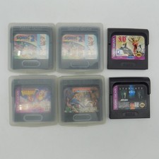 Sega Game Gear LOT OF 6 Games Streets of Rage Dynamite Headdy Stargate Sonic