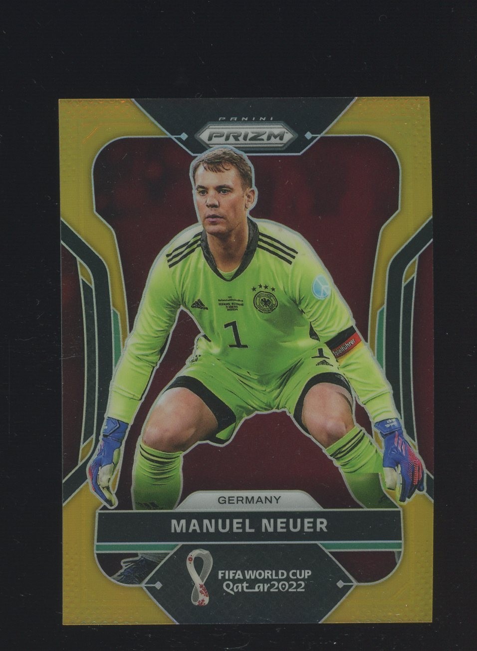 2022 Prizm FIFA World Cup Soccer Gold #114 Manuel Neuer 4/10