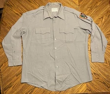 Vtg R&R Uniforms Official National Park Service Uniform Long sleeve Sz 18(XL)