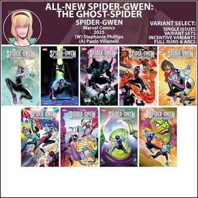 #ad All New Spider Gwen: The Ghost Spider 2025 #1 4 5 6 7 8 9 Marvel COVER SELECT $29.88