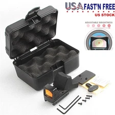 RMR Red Dot Sight For 20mm GLOCK 17 19 Hunting Rifle/Airsoft Collimator Scope US