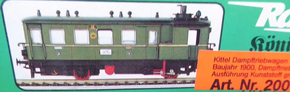 Rai-Mo H0 200 070 H0 Kittel-Dampftriebwagen Königl. württ. Staatsbahn Epoche 1 - Bild 1 von 4