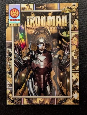 2025 Topps Chrome Marvel - Iron Man: Director Of S.H.E.I.L.D. Gold Card #31