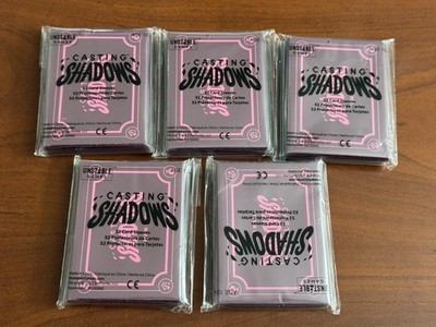 5 Packs of Casting Shadows Card Sleeves for Base Game, Ice Storm, & Molten Rock