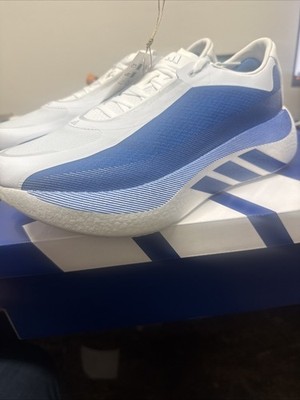 New! Adidas Running HYPERBOOST EDGE White EQT Blue Shoes Size 11 KI1911 - NIB!