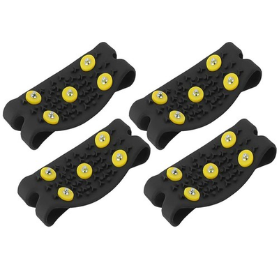 #ad 2 Pairs Bottom of Shoe Grips Traction Attachments for Footwear Ice $18.97