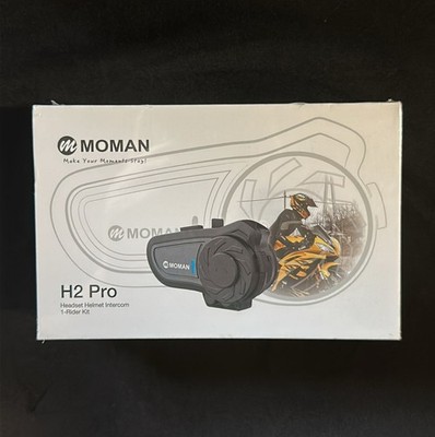Moman Motorrad Intercom Headset H2 Pro Motorradhelm Wasserdicht IP65