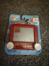Vintage 1996 Disney Pixar Toy Story Pocket Etch A Sketch   New Sealed on Card