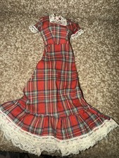 Vintage Sindy 1979 Tartan Touch Dress