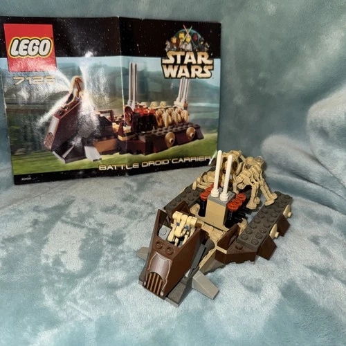 LEGO Star Wars Battle Droid Carrier (7126) Near Complete w/ Instructions No Box