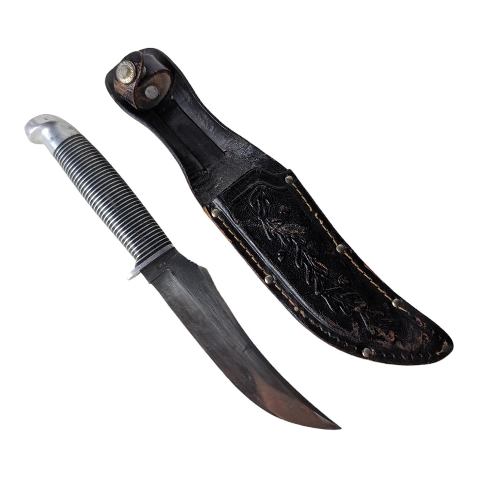 Western, Boulder Colo., USA, F39 Black Beauty Fixed Blade Hunting Knife