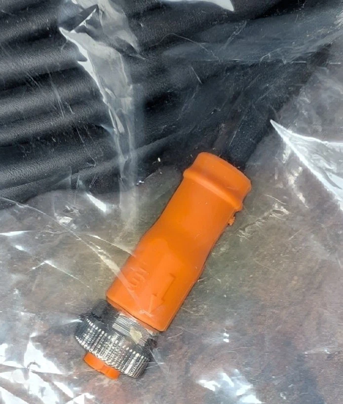 IFM EVC710 Sensor Cable M12 Connector 4-Pin 250V AC 300V DC 17AWG 20m Black - Image 4 of 4