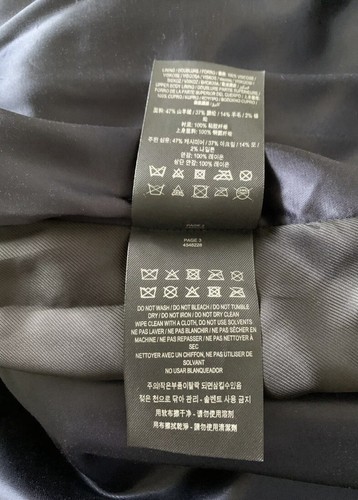 Womens Burberry Laminated Cashmere Olive Melange Double Breasted Coat Sz 10 BNWT - Picture 12 of 14