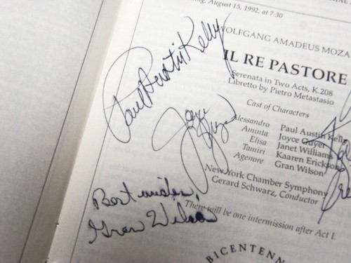 1992 DER KÖNIG PASTOR AUTOGRAMMIERTES PROGRAMM - 5 AUTOGRAMME - J 5267 - Bild 3 von 5