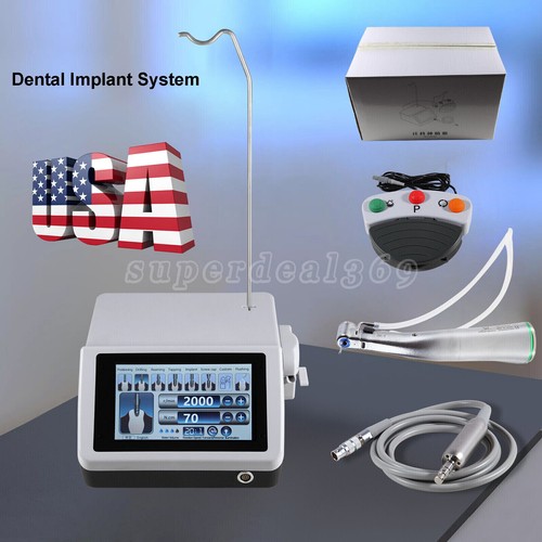Dental Implant Surgical Brushless Motor Touch Screen W/ LED 20:1 Contra Angle US - Picture 3 of 24
