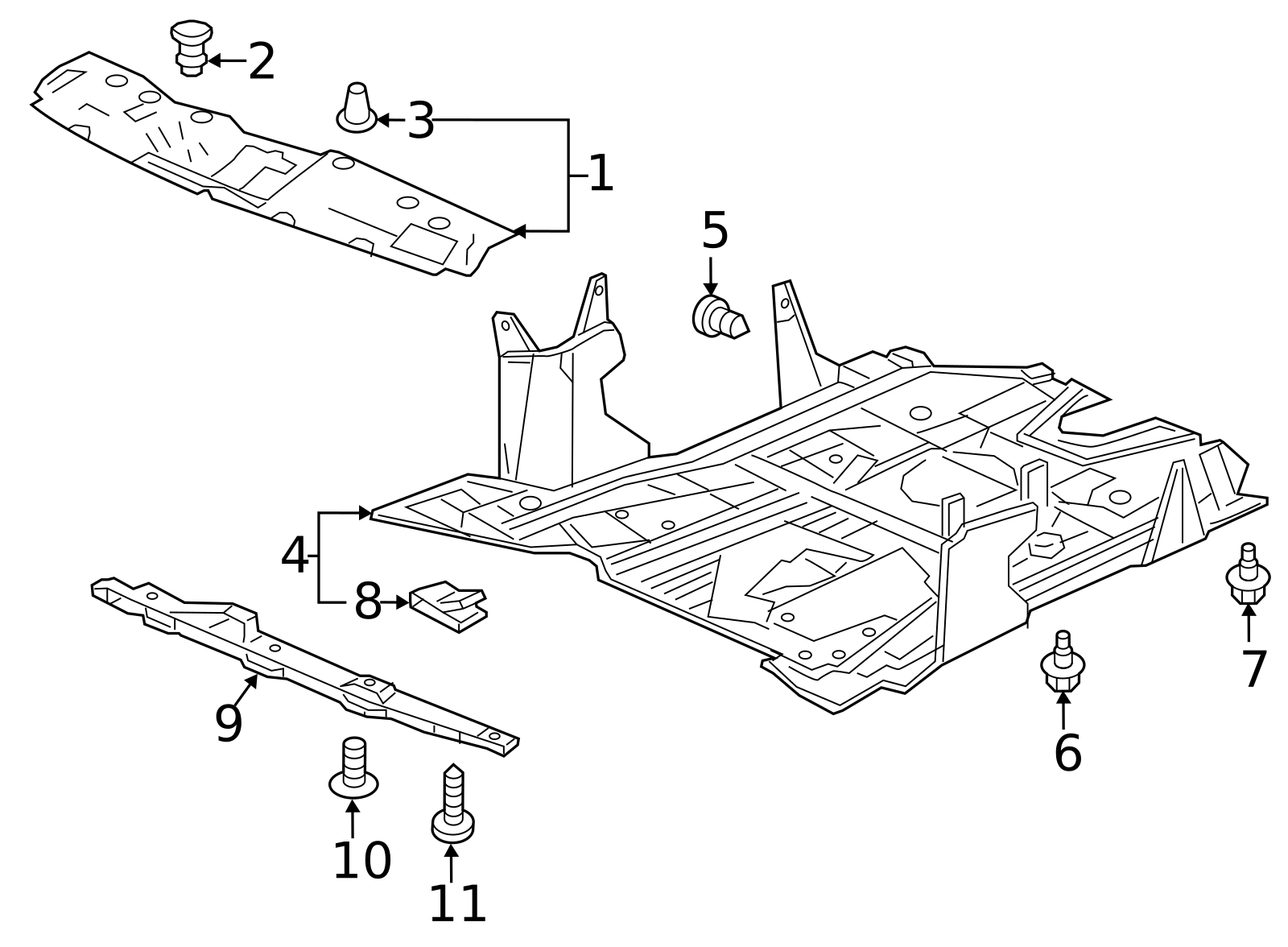 Genuine Honda Lid Engine Cover (Lower) 74113TBAA00 eBay