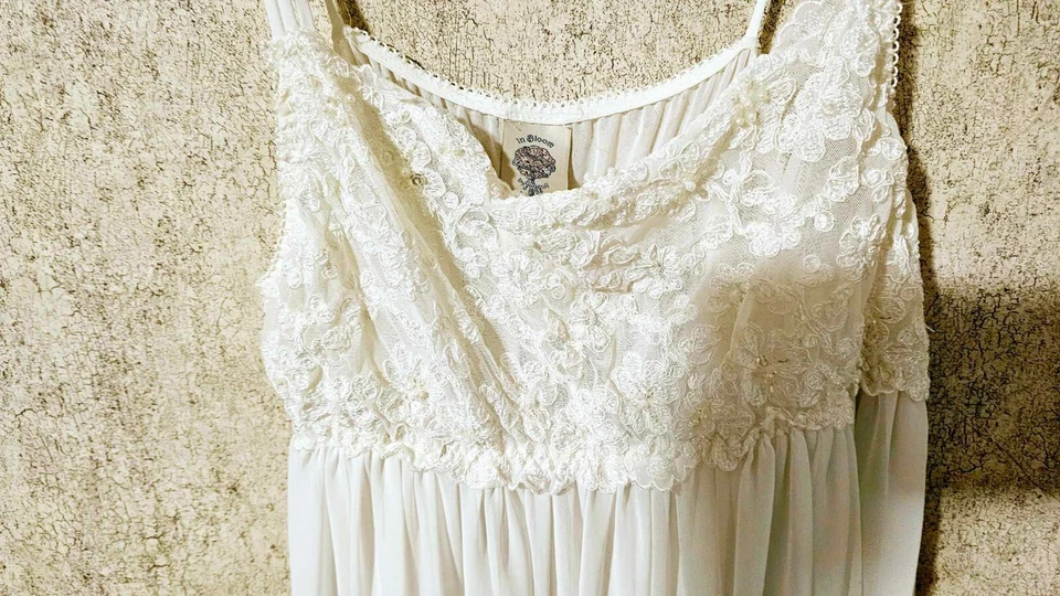 In Bloom by Jonquil Sheer Full Length Dress with beading - Image 3 of 4