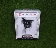 TriggerTech Rem 700 Special Two-Stage Flat Trigger, Right Black - R70-TCB-13-TBF